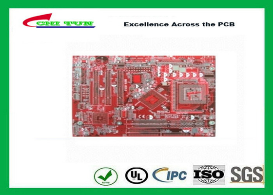 4 층 회로판 다중층 PCB FR4 1.2MM 완성되는 CNC 및 끊기 탭