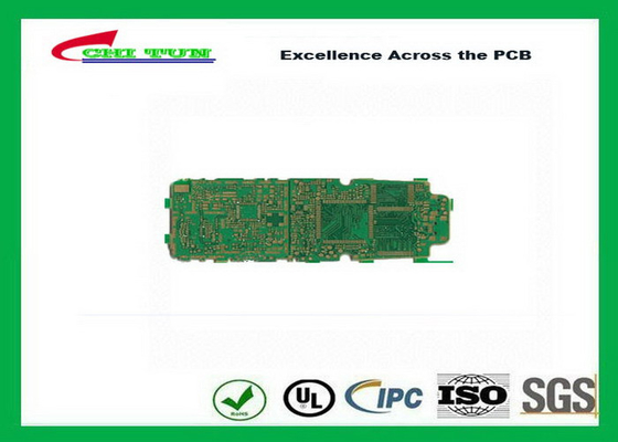 4 층 회로판 다중층 PCB FR4 1.2MM 완성되는 CNC 및 끊기 탭