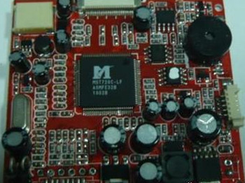 빨간 PCB SMT 회의 레이저 비행 조사 시험을 가진 드릴링 침수 금
